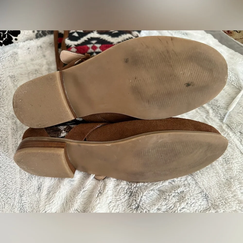 Plume Farylrobin Southwestern Style Boots wide calf ~ Size 9 - Picture 10 of 11